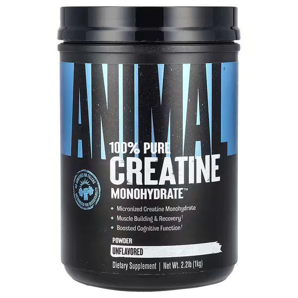Animal 100% Creatina Monohidratada Sin Sabor 1 kg
