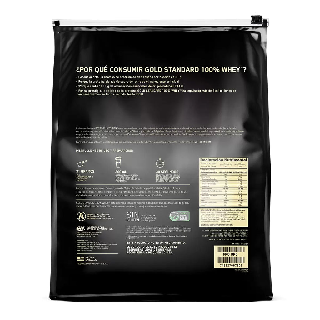Optimum Nutrition Gold Standard 100% Whey 2.56 Kg