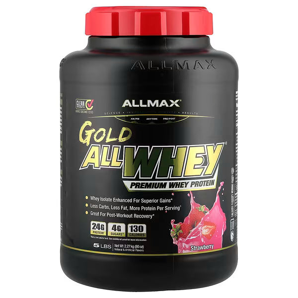 Allmax AllWhey Gold Proteína de suero de leche prémium 2.27 Kg (5 lb)