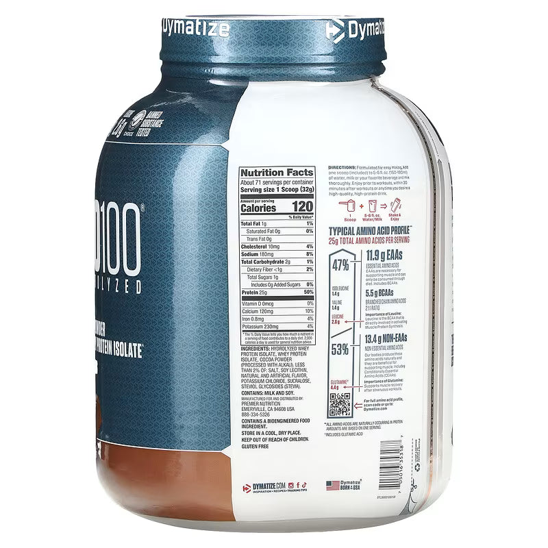 Dymatize Iso 100 Hidrolyzed 2.3 Kg (5 lb)
