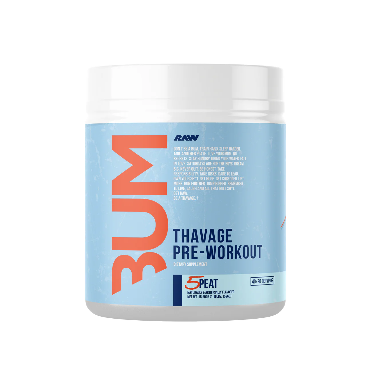 RAW CBUM Thavage Pre-Workout 512 gr