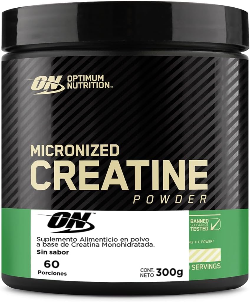 Optimum Nutrition Creatina Micronizada Sin Sabor 300 g