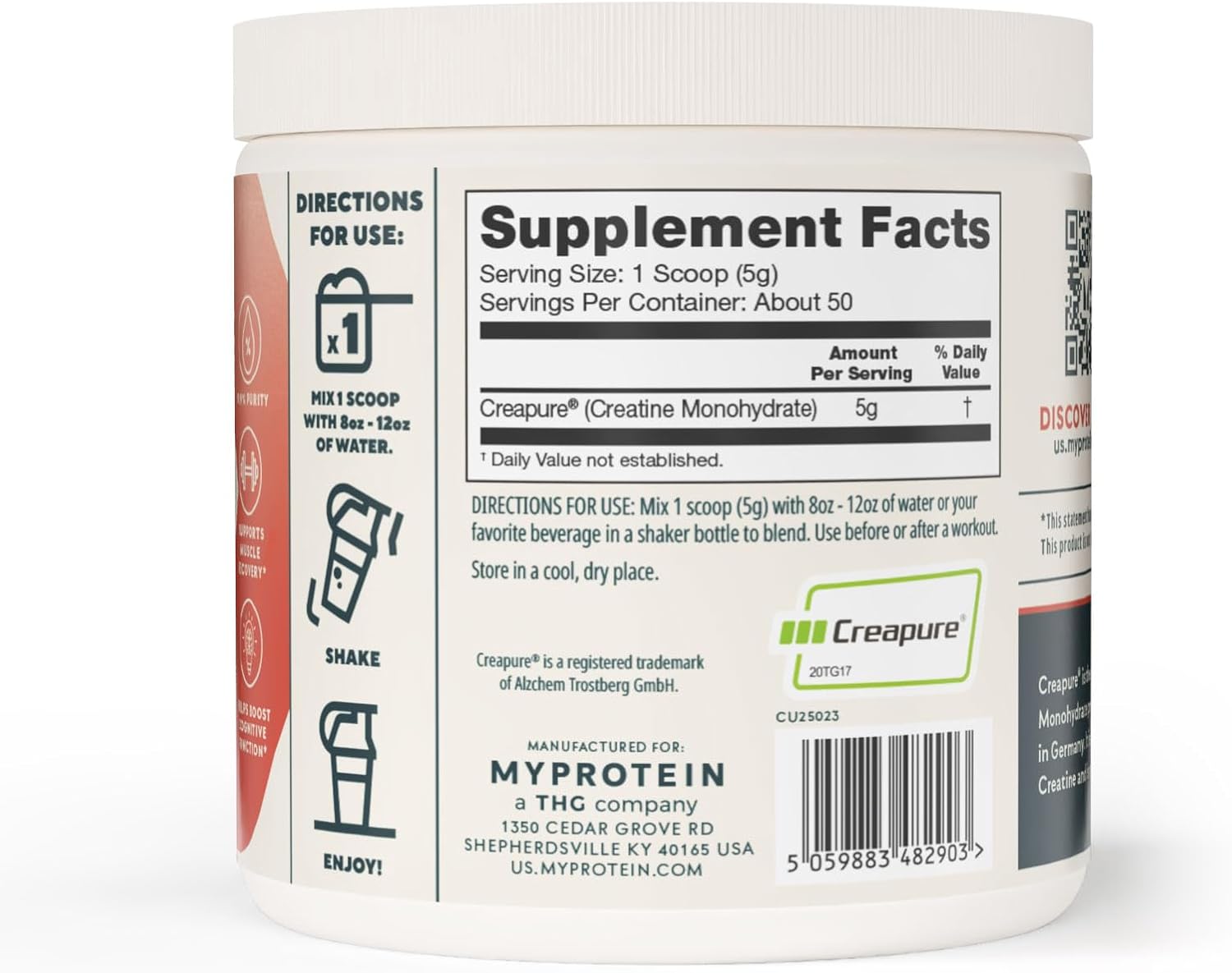 Myprotein Pro Creapure Sin Sabor 250 gr