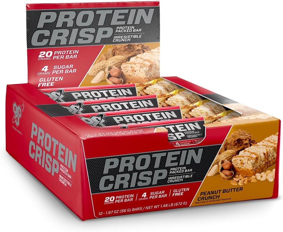12 Pack BSN Protein Crisp 56 gr c/u