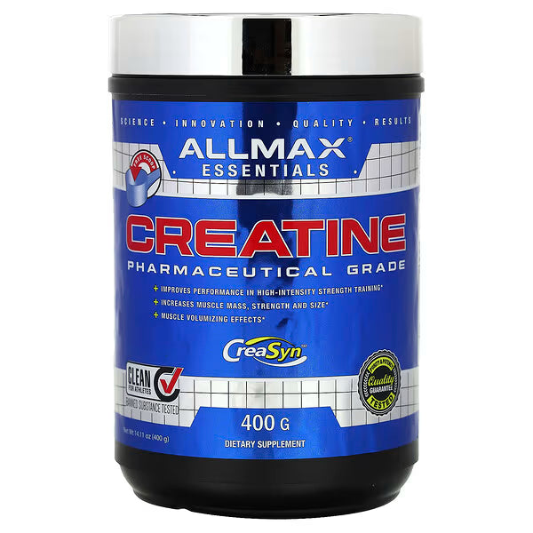 Allmax Creatina Monohidratada Calidad Farmacéutica Sin Sabor 400 gr
