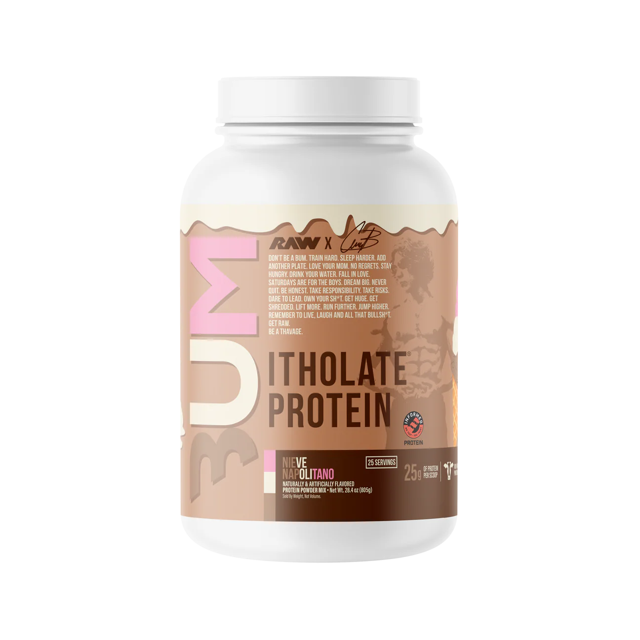 Raw CBUM Itholate Whey Protein 805 gr (28.4 oz)