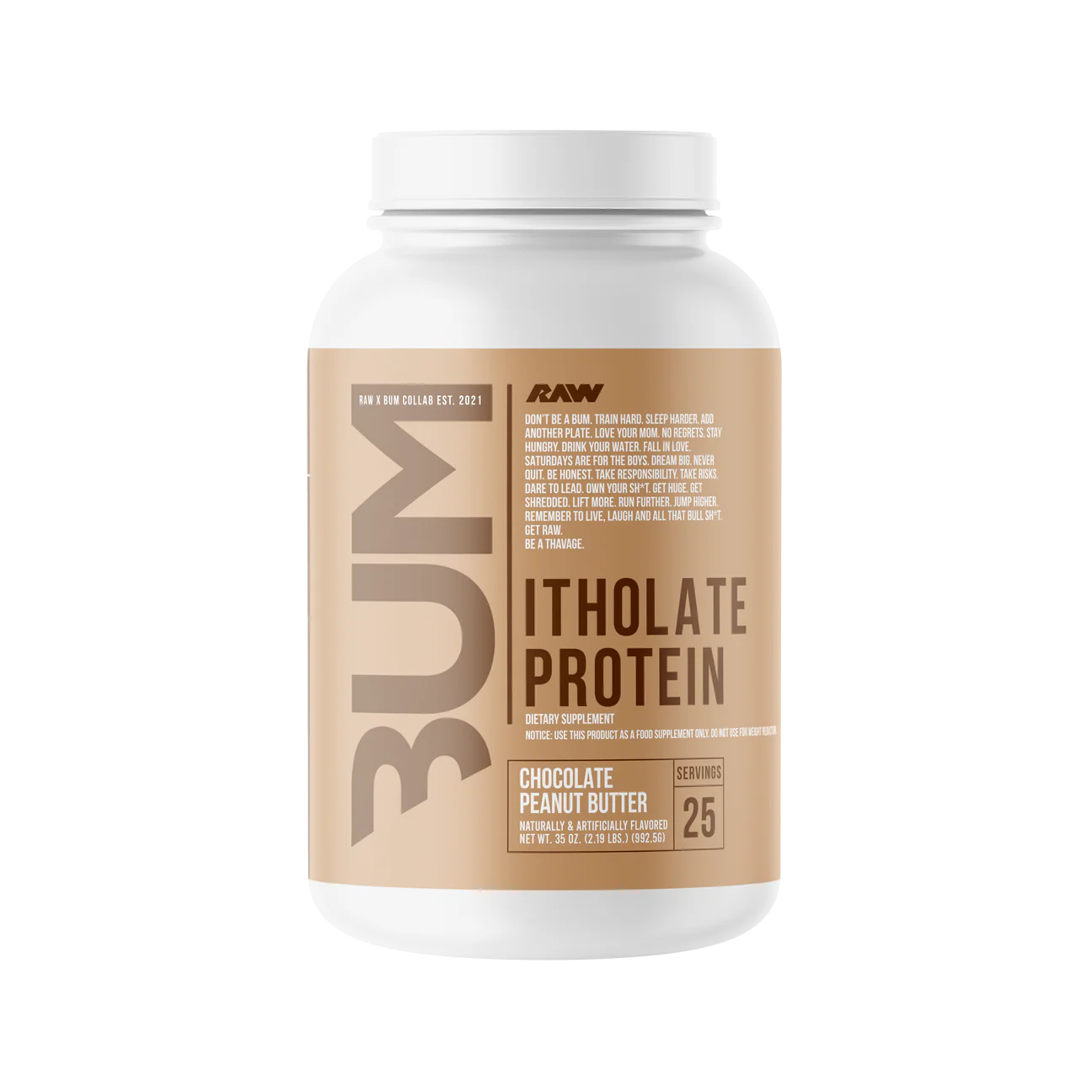 Raw CBUM Itholate Whey Protein 805 gr (28.4 oz)
