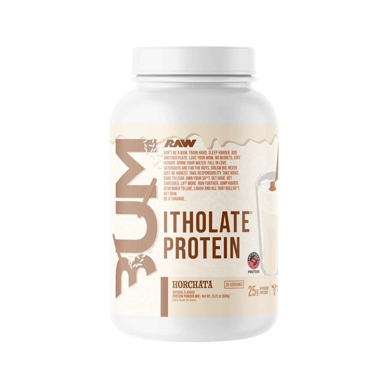 Raw CBUM Itholate Whey Protein 805 gr (28.4 oz)