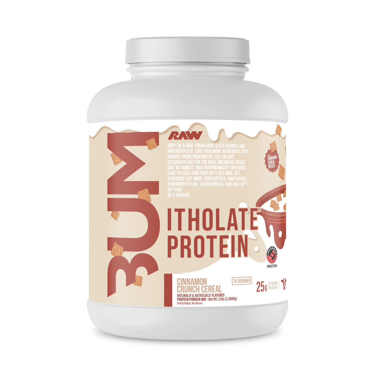 Raw CBUM Itholate Whey Protein 2.26 Kg (5 lb)