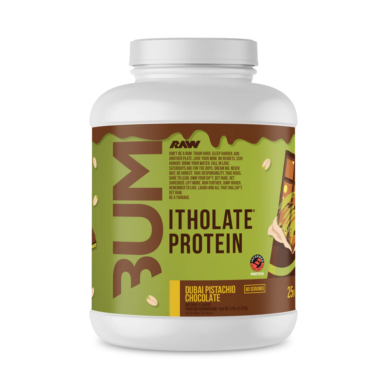 Raw CBUM Itholate Whey Protein 2.26 Kg (5 lb)