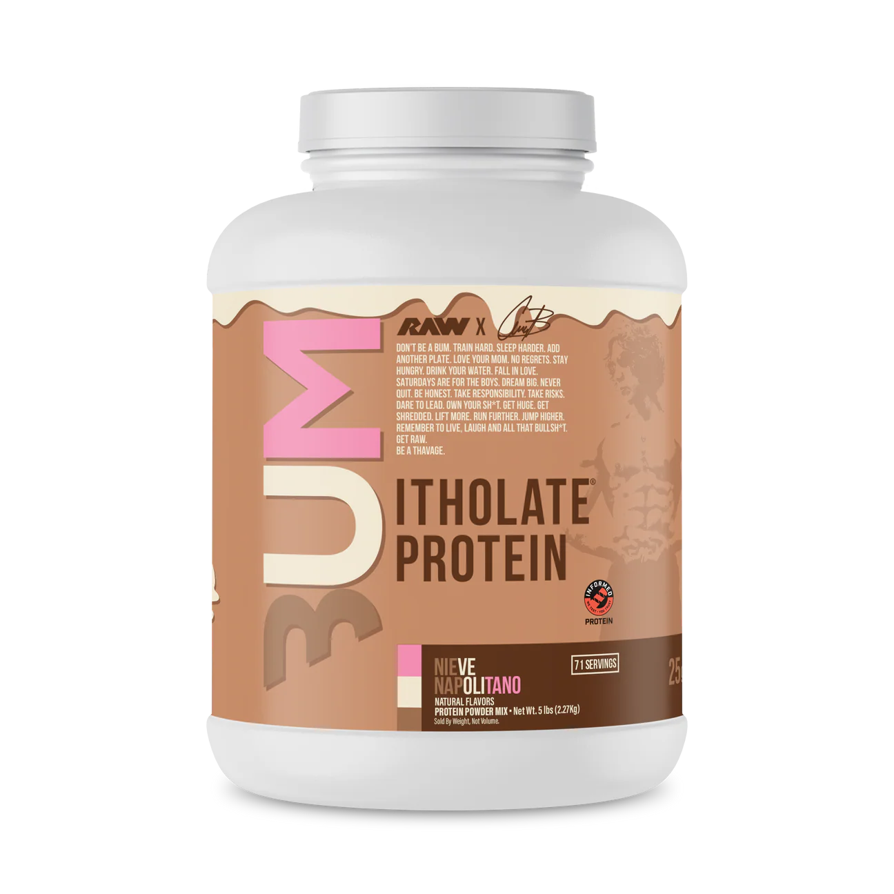Raw CBUM Itholate Whey Protein 2.26 Kg (5 lb)