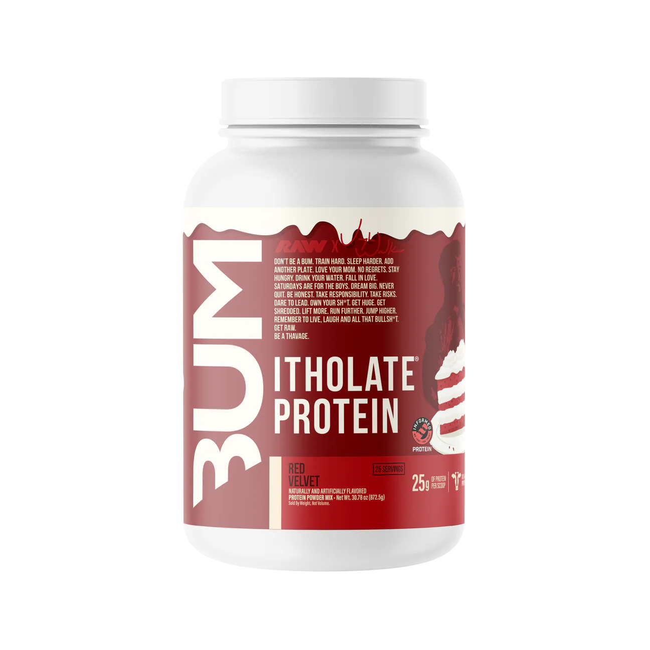 Raw CBUM Itholate Whey Protein 805 gr (28.4 oz)
