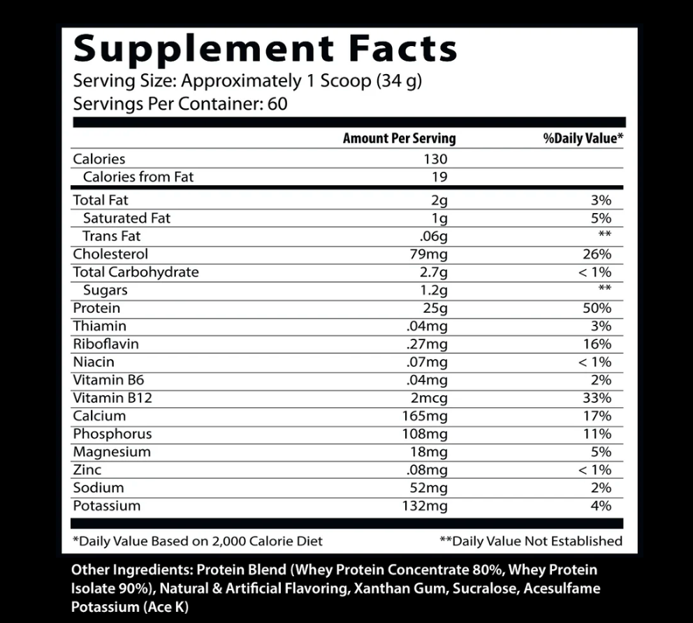 Insane Labz Insane Whey Protein 2 Kg (4.5 lb)