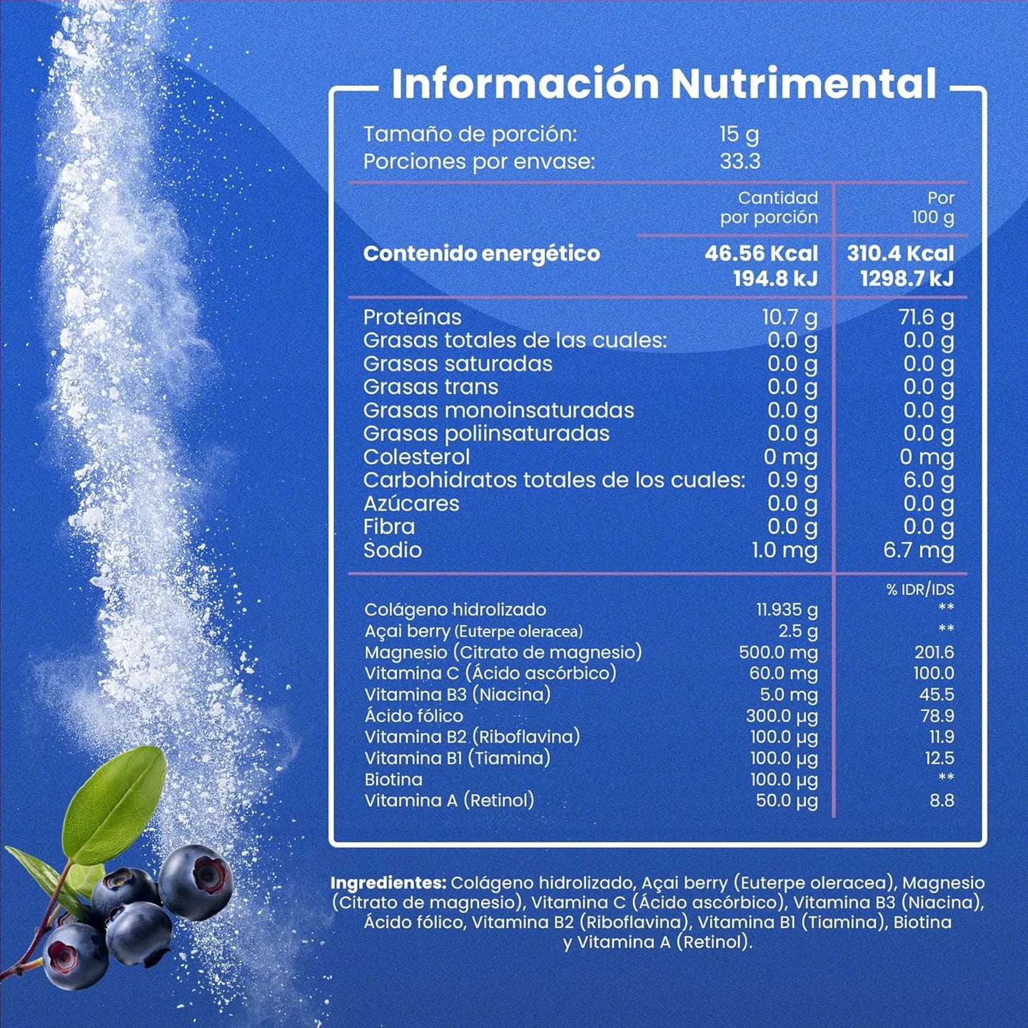 Flow Colágeno Hidrolizado + Cloruro de Magnesio 500 gr