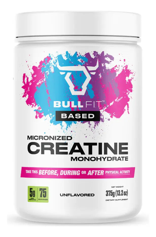 Bull Fit Creatina Micronizada Sin Sabor 375 gr