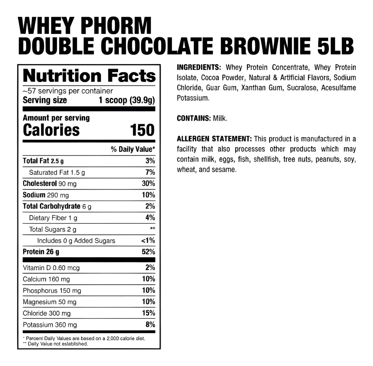 Dragon Pharma Whey Phorm 2.268 Kg (5 lb)
