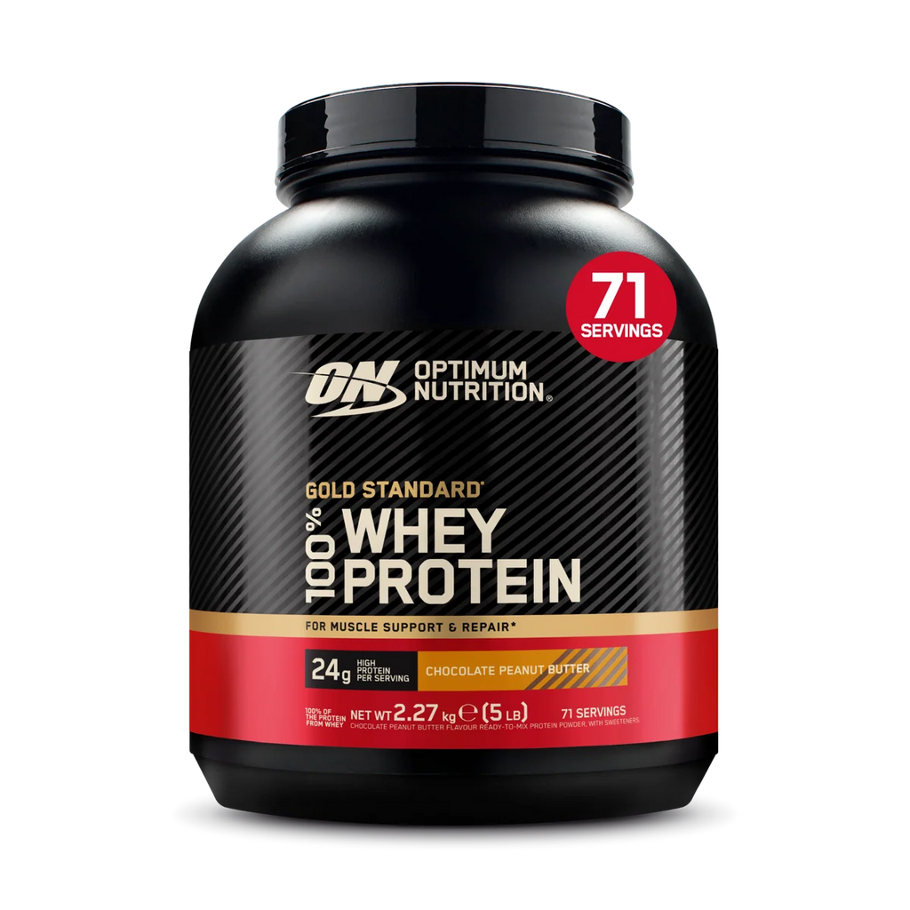 Optimum Nutrition 100% Whey Protein 2.29 Kg (5.05 Lb)