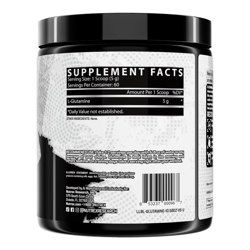 Nutrex Glutamine Pure Sin Sabor 300 gr