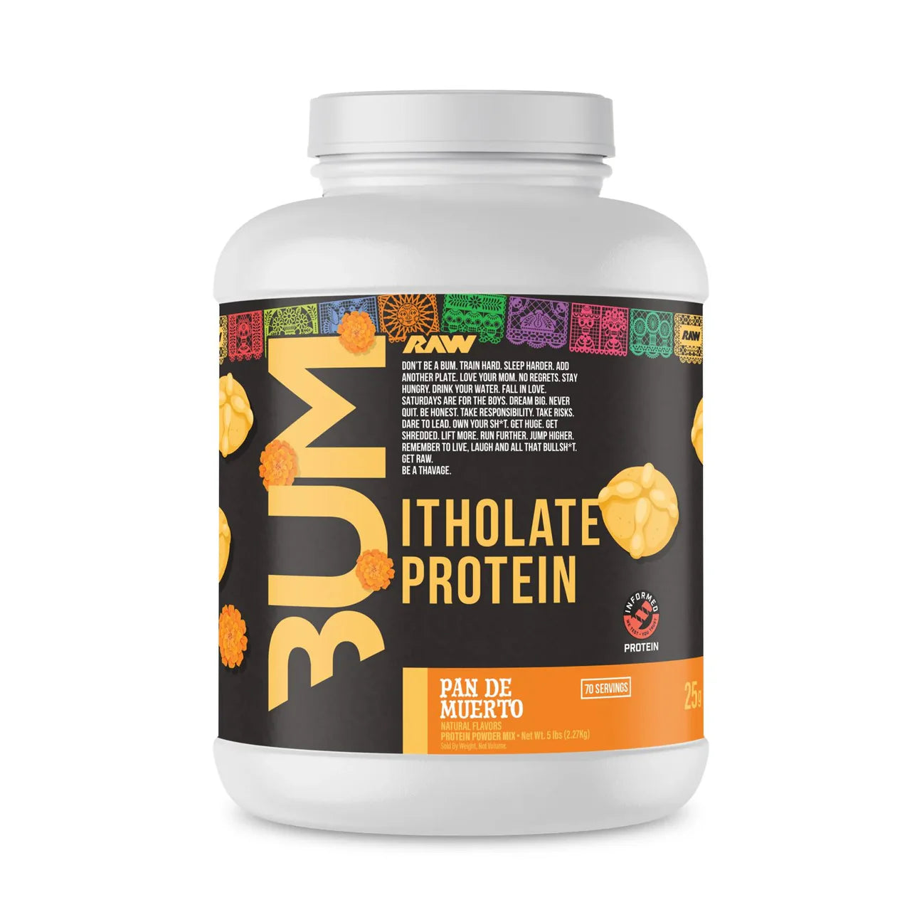 Raw CBUM Itholate Whey Protein 2.26 Kg (5 lb)