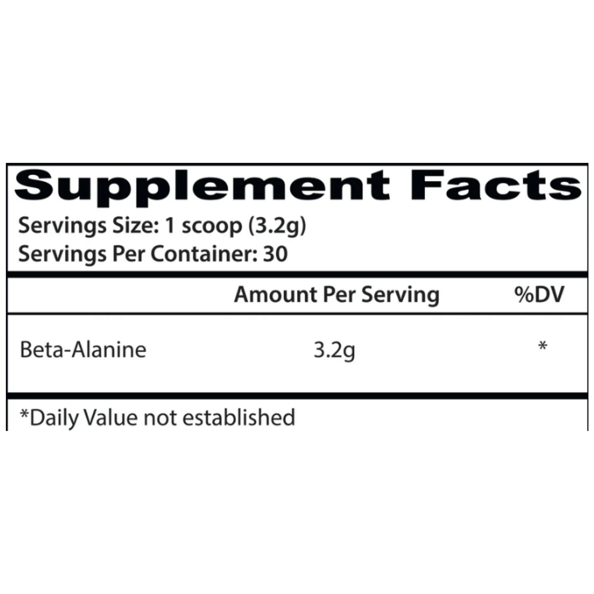 Insane Labz Beta Alanine Sin Sabor 101 gr