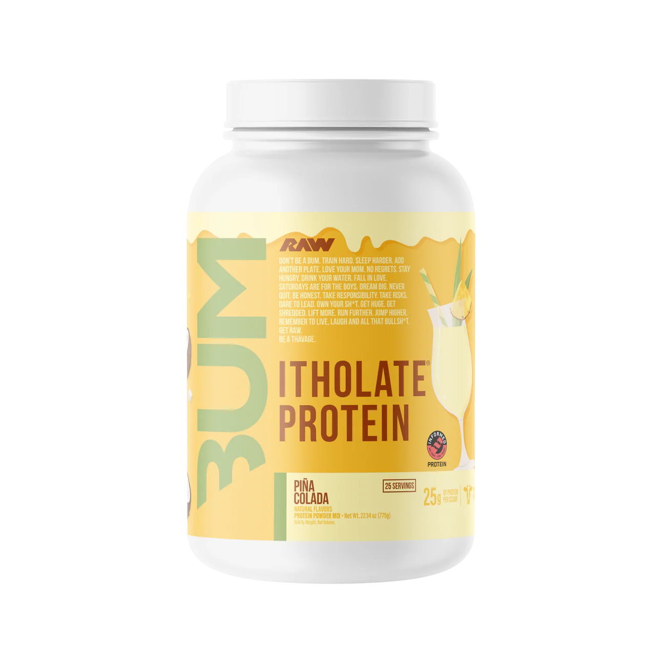 Raw CBUM Itholate Whey Protein 805 gr (28.4 oz)