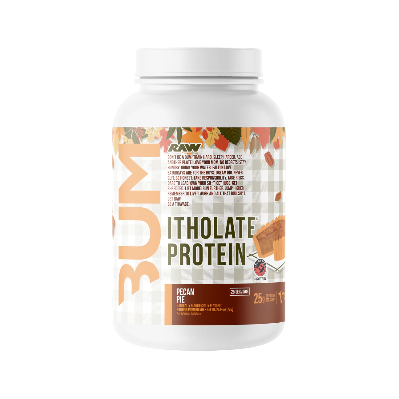 Raw CBUM Itholate Whey Protein 805 gr (28.4 oz)