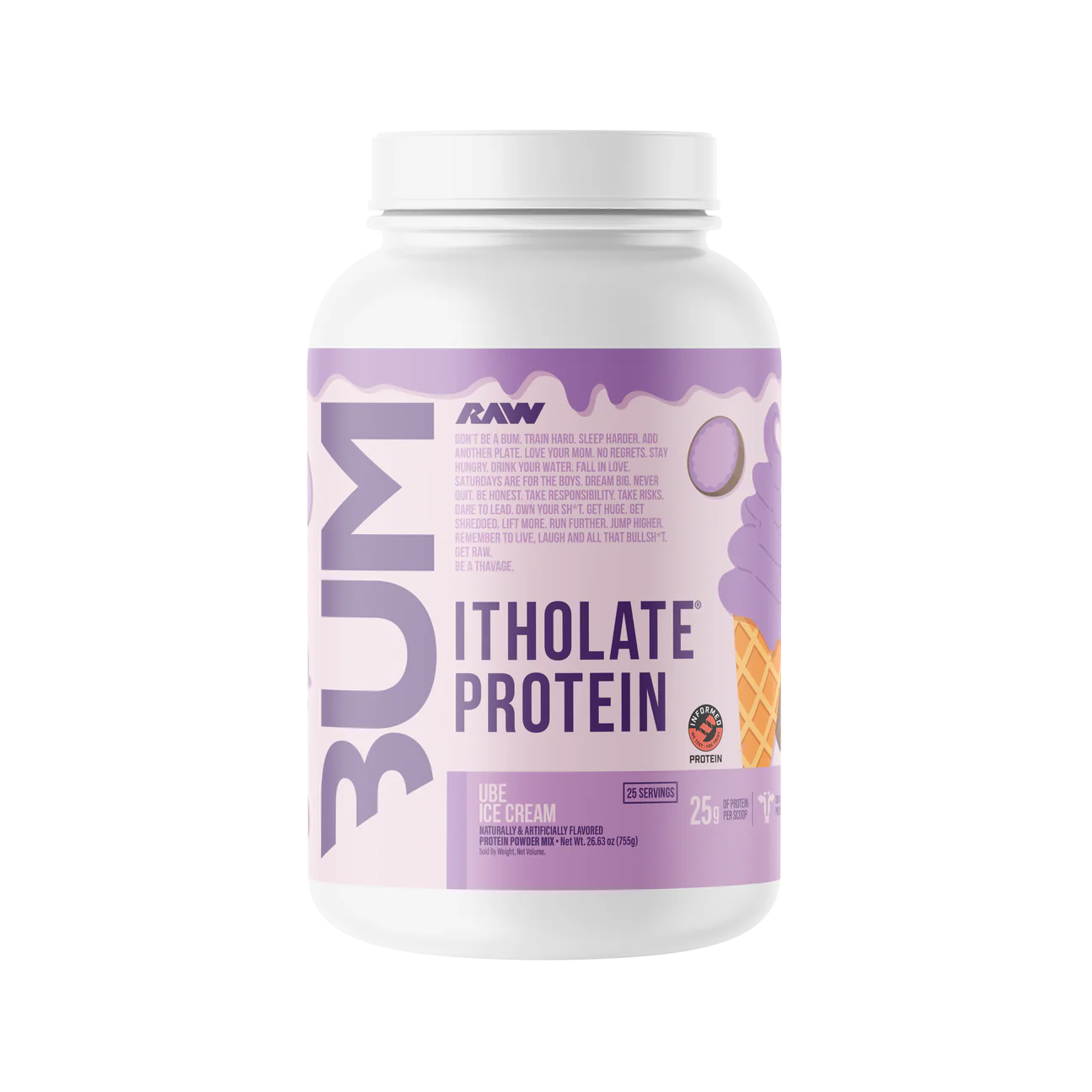 Raw CBUM Itholate Whey Protein 805 gr (28.4 oz)
