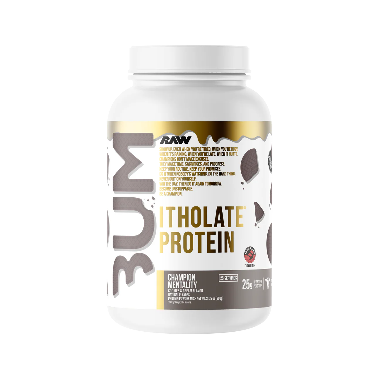 Raw CBUM Itholate Whey Protein 805 gr (28.4 oz)