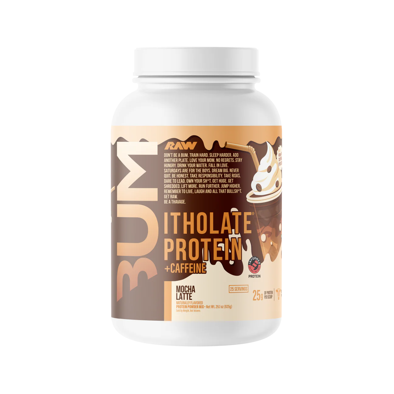 Raw CBUM Itholate Whey Protein 805 gr (28.4 oz)