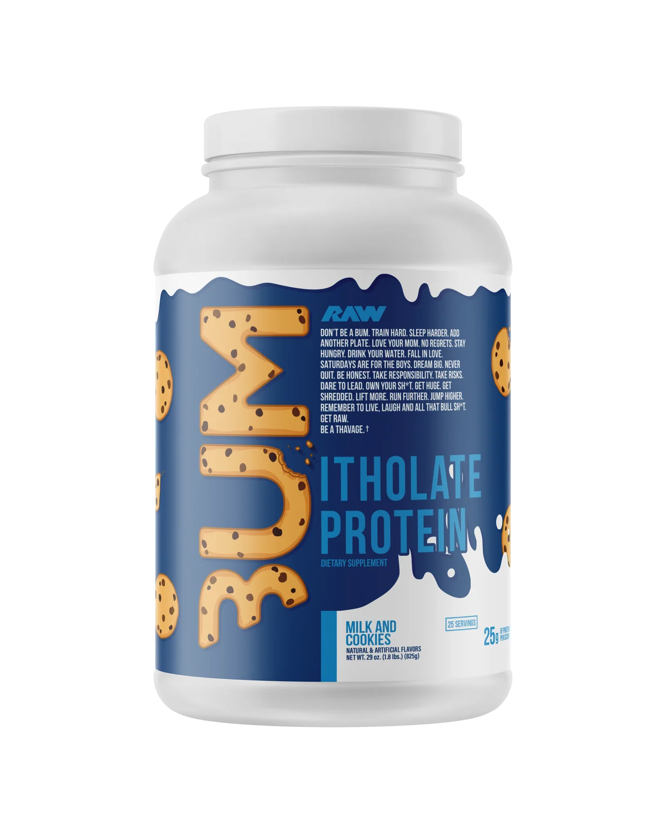 Raw CBUM Itholate Whey Protein 805 gr (28.4 oz)