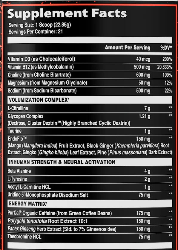 Afterdark Inhuman Mentis 485 gr