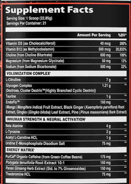 Afterdark Inhuman Mentis 485 gr