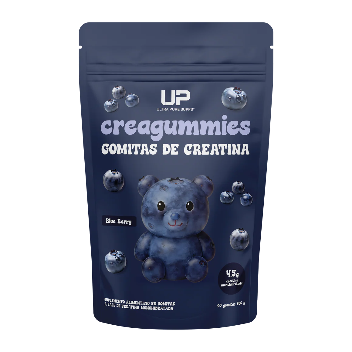 Ultra Pure Supps Gomitas de Creatina 90 piezas