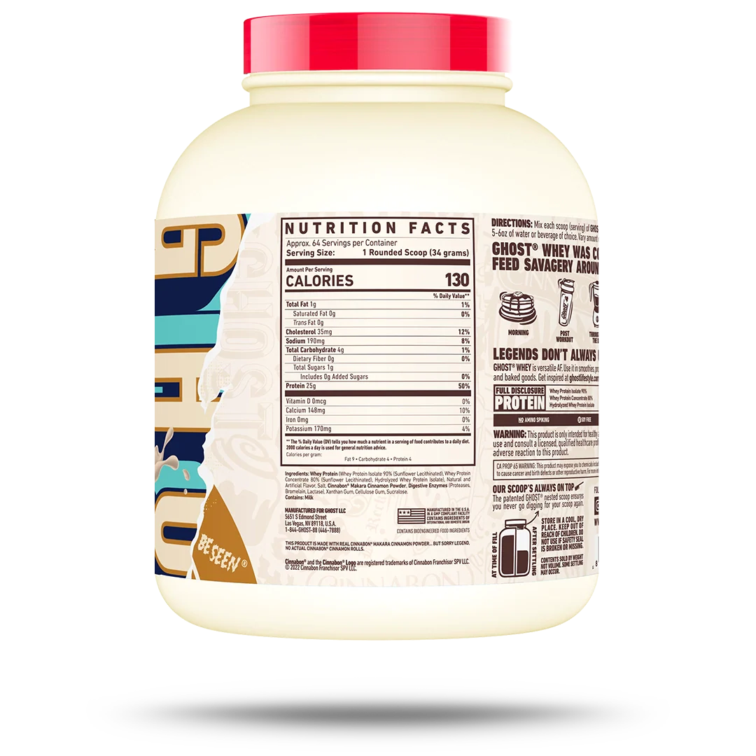 Ghost Whey Protein 2.27 kg (5 lb)