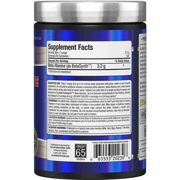 Allmax Beta Alanine 400 gr