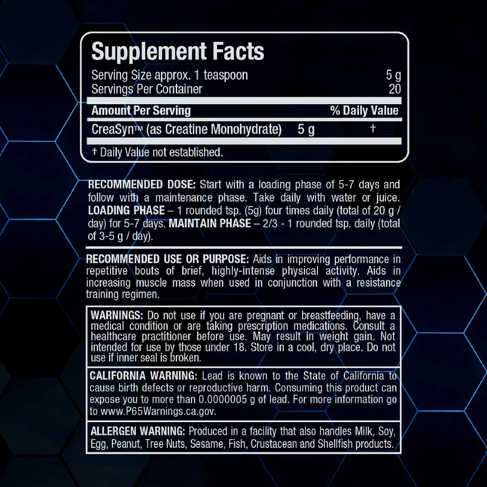 Allmax Creatina Monohidratada Calidad Farmacéutica Sin Sabor 400 gr