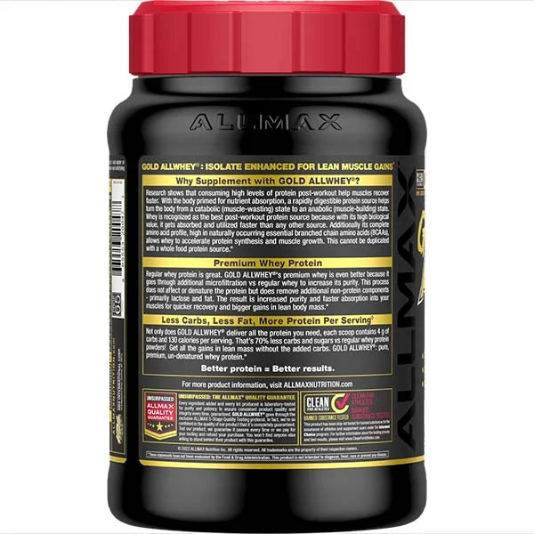 Allmax AllWhey Gold Proteína de suero de leche prémium 2.27 Kg (5 lb)