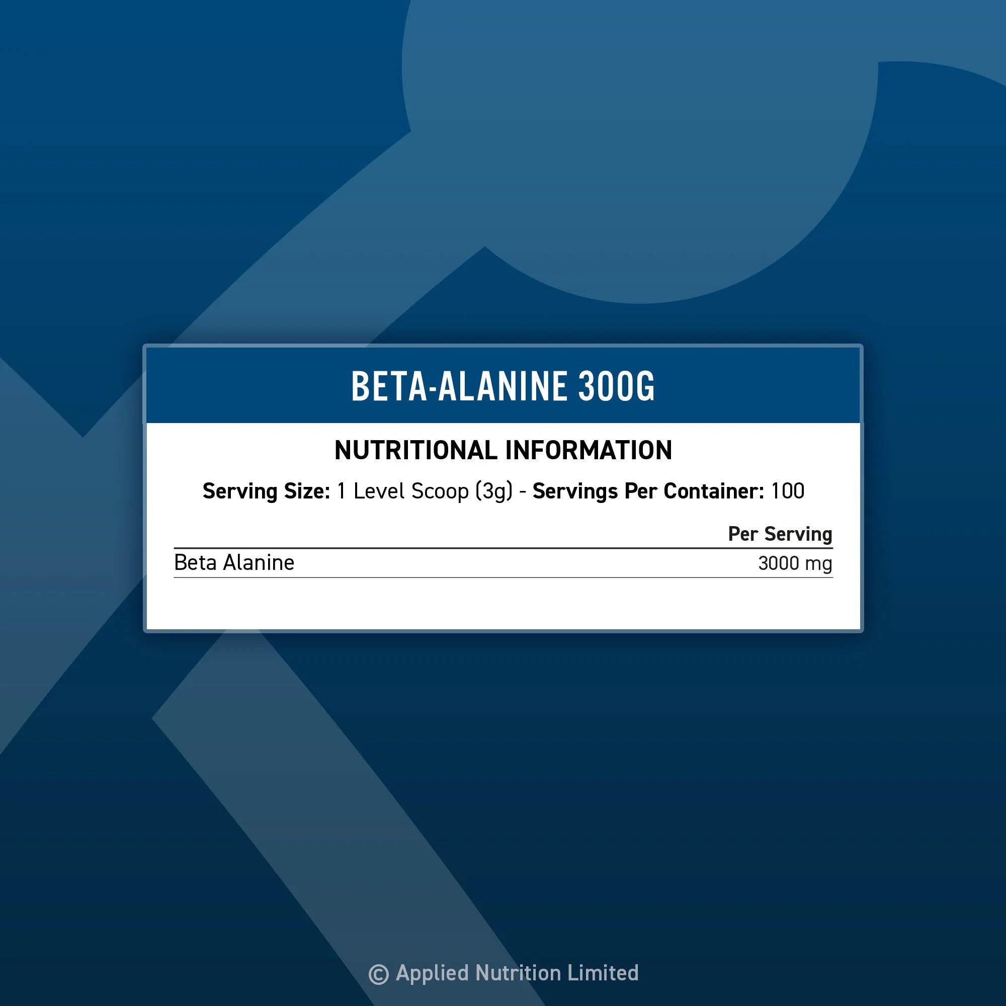 Applied Nutrition Beta Alanine 300 gr