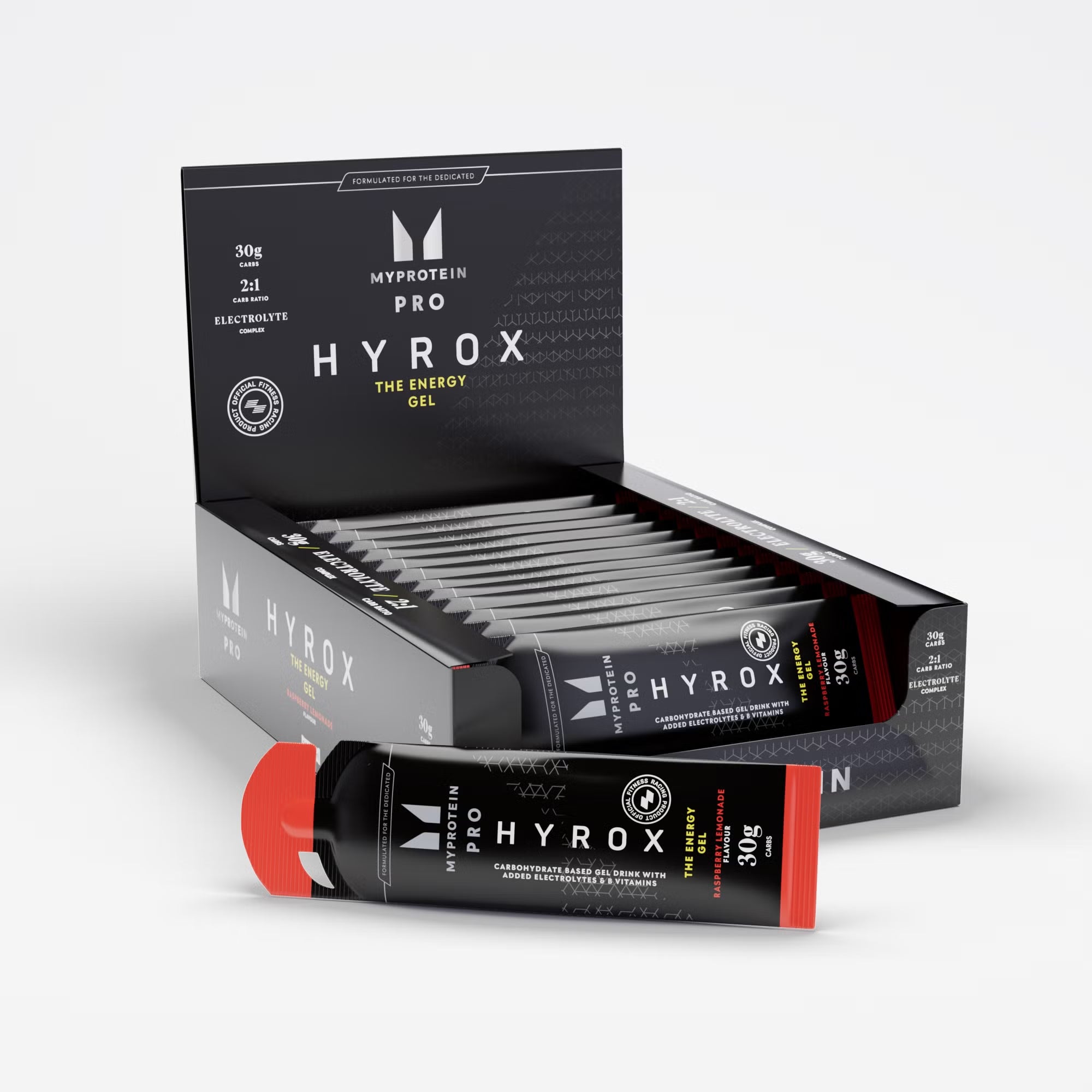 12 Pack MyProtein Hyrox The Energy Gel 60 ml