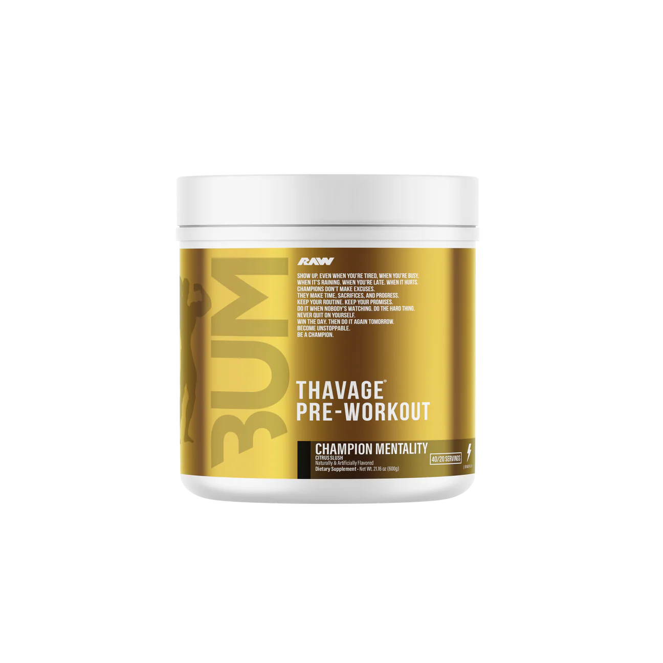 RAW CBUM Thavage Pre-Workout 512 gr