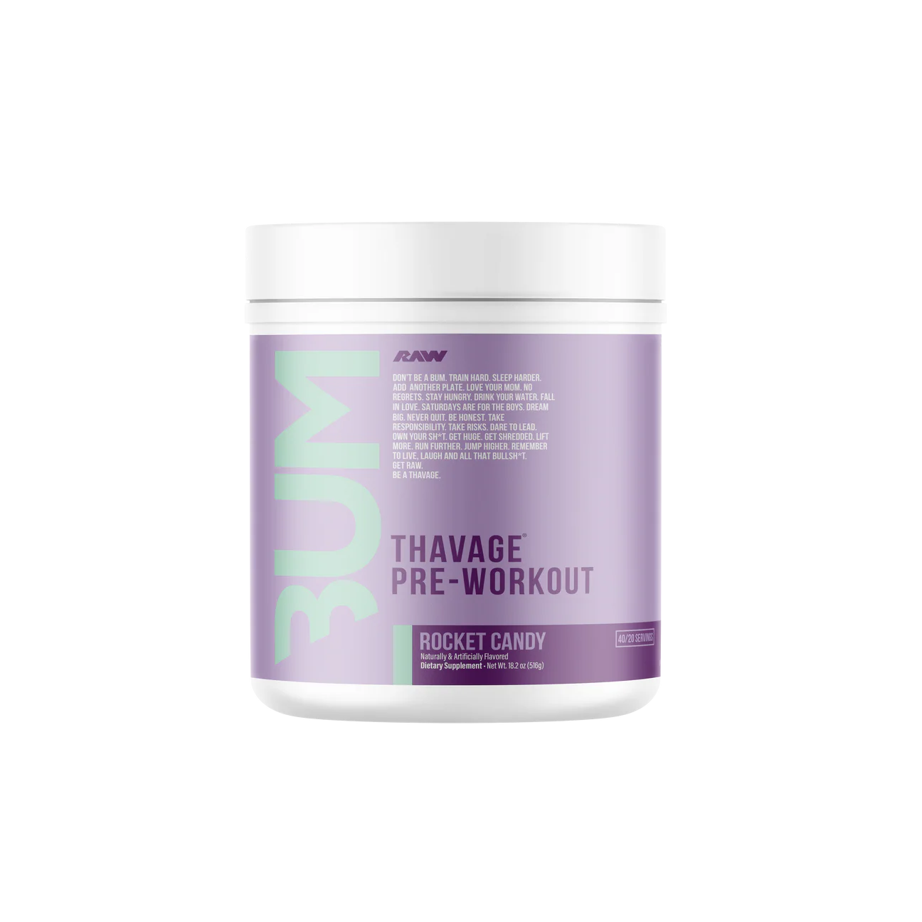 RAW CBUM Thavage Pre-Workout 512 gr