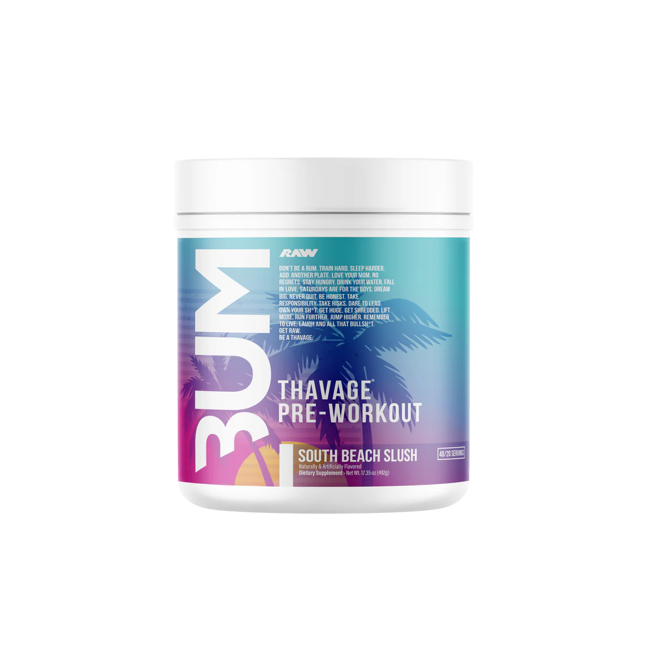 RAW CBUM Thavage Pre-Workout 512 gr