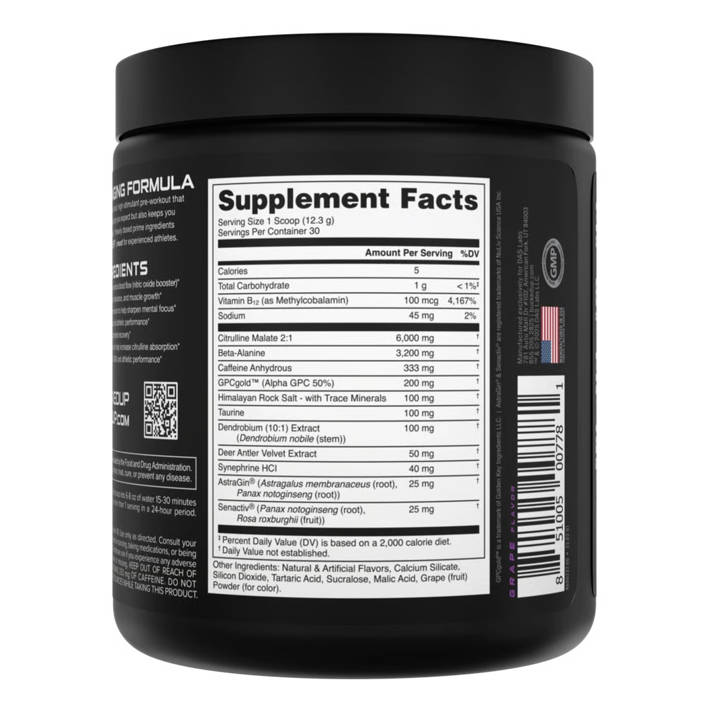Buckedup Woke AF Pre-workout 369 gr